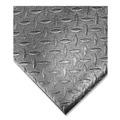 Cleaning & Janitorial Supplies | Crown FL 2436KD 24 in. x 36 in. Tuff-Spun Foot-Lover Rectangular Diamond Surface Mat - Black image number 3