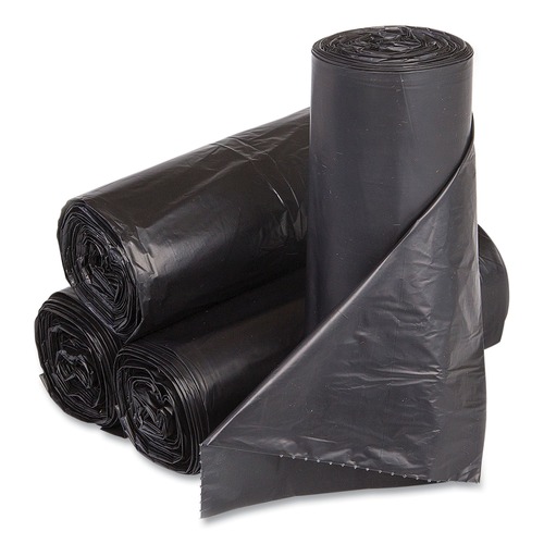 Trash Bags | Inteplast Group BRS304314BL 33 Gallon 14 mic 30 in. x 43 in. Interleaved Roll High-Density Commercial Can Liners - Blue (250/Carton) image number 0