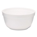 Food Trays, Containers, and Lids | WinCup 221992 12 oz Squat Style Foam Bowls - White (1000/Carton) image number 0