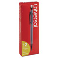 Universal UNV22010 0.7 mm, HB (#2.5), Mechanical Pencil - Black Lead, Smoke Barrel (1-Dozen) image number 2