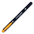 Highlighters | Tombow Mono 56410 Bullet/Chisel Tip Highlighters - Golden Yellow Barrel/Golden Yellow Ink (10/Box) image number 7