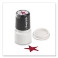  | Universal UNV10081 Pre-Inked/Re-Inkable STAR Round Message Stamp - Red Ink image number 3
