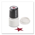 Office Jansan | Universal UNV10081 Pre-Inked/Re-Inkable STAR Round Message Stamp - Red Ink image number 3
