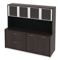  | Alera ALEVA287215ES Valencia Series 70.63 in. x 15 in. x 35.38 in. Hutch with Doors - Espresso image number 5