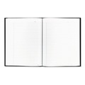 Office Jansan | Blueline A9 9.25 x 7.25 Sheets 1-Subject Medium/College Rule Business Notebook with Self-Adhesive Labels - Black image number 0