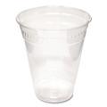 Cups and Lids | Fabri-Kal 000000000009509112 Greenware X-Slot Sugarcane Cold Drink Lids, Fits 16 oz/18 oz/24 oz Cold Cups - Clear (1000/Carton) image number 3
