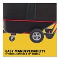 Utility Carts | Rubbermaid Commercial FG130500BLA 1/2 cu-yd. 850 lb. Capacity Rotomolded Rectangular Plastic Tilt Truck (Black) image number 7