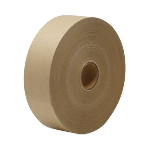  | Universal One UFS2163 3 in. Core 2 in. x 600 ft. Gummed Kraft Sealing Tape Roll - Brown (12/Carton) image number 0