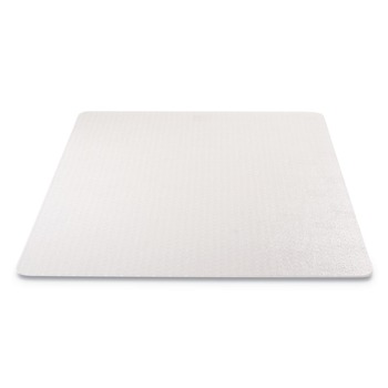 Deflecto 46 in. x 60 in. Rectangle Low Pile Carpet Roll EconoMat Occasional Use Chair Mat - Clear