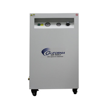 PORTABLE AIR COMPRESSORS | California Air Tools CAT-20040SPCAD 4 HP 20 Gallon Ultra Quiet and Oil-Free Dolly Air Compressor with Sound Proof Cabinet
