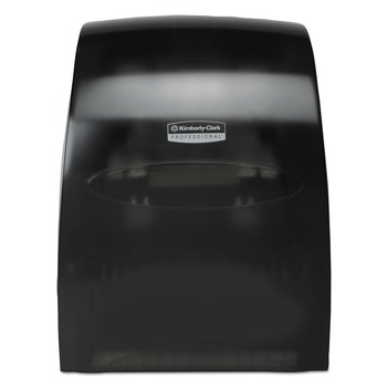 PRODUCTS | Kimberly-Clark Professional 09996 Sanitouch 12.63 in. x 10.2 in. x 16.13 in. Hard Roll Towel Dispenser - Smoke