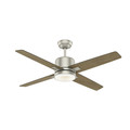 Ceiling Fans | Casablanca 59342 52 in. Axial Matte Nickel Ceiling Fan with Light with Wall Control image number 0