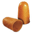 Cleaning Cloths | Swingline S7054035C 11-1/2 in. Medium Rubber Finger Tips - Amber (1-Dozen) image number 1