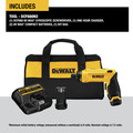 Dewalt DCF680N2 8V MAX Brushed Lithium-Ion 1/4 in. Cordless Gyroscopic Screwdriver Kit with 2 Batteries (4 Ah) image number 1