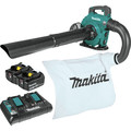 Makita XBU04PTV 18V X2 (36V) LXT Brushless Lithium-Ion Cordless Blower Kit with Vacuum  Attachment and 2 Batteries (5 Ah) image number 0