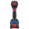 Impact Drivers | Factory Reconditioned Bosch GDX18V-1800B12-RT 18V EC Brushless Lithium-Ion 1/4 in. and 1/2 in. Cordless 2-in-1 Bit/Socket Impact Driver Kit (2 Ah) image number 3