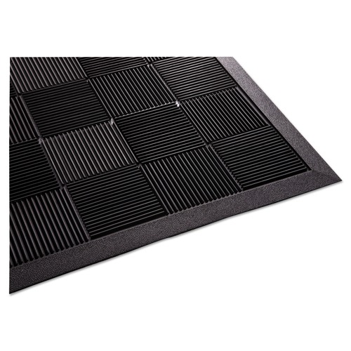 Floor Mats | Guardian PARQUET3X5 36 in. x 60 in. Parquet Wiper Scraper Mat - Black image number 0