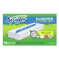 Office Jansan | Swiffer 80337556 16.9 in. x 9.8 in. Sweeper XL Dry Refill Cloths - White (4/Carton) image number 1