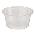 Cups and Lids | Dixie PP20CLEAR Plastic Souffle/Portion Cups 2 oz. - Clear (2400/Carton) image number 1