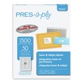 Office Jansan | PRES-a-ply 30632 0.66 in. x 3.44 in. Labels - White (30/Sheet, 50 Sheets/Box) image number 0