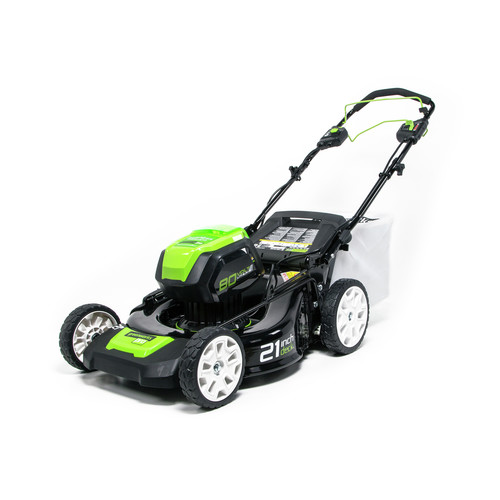 Self Propelled Mowers | Greenworks 2502402NV Greenworks MO80L510 PRO 80V 21 in. Self-Propelled Mower image number 0