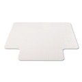 Office Jansan | Deflecto CM11112COM Economat 36 in. x 48 in. Occasional Use Lipped Chair Mat Roll For Low Pile Carpet - Clear image number 0