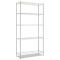 Alera ALESW853614SR Residential Wire Shelving Five-Shelf 36w x 14d x 72h Silver image number 0