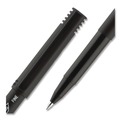 Pens | uni-ball 60143 ONYX Fine 0.7 mm Roller Ball Pen - Black Ink/Black Barrel (1-Dozen) image number 1