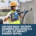 Demolition Hammers | Factory Reconditioned Bosch GSH18V-5L212-RT 18V Brushless SDS-max Cordless Demolition Hammer Kit (12 Ah) image number 2