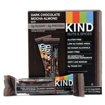 KIND 1.4 oz. Nuts and Spices Bar - Dark Chocolate Mocha Almond (12/Box)