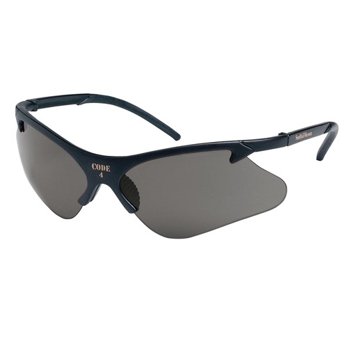 Safety Glasses | Kimberly-Clark 19836 Code 4 Safety Glasses - Black Frame, Smoke Lens (12/Box) image number 0