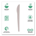 Cutlery | Eco-Products EP-S011 Plantware 6 in. Compostable Knife Cutlery - Pearl White (1000/Carton) image number 7