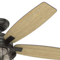 Ceiling Fans | Hunter 59420 52 in. Coral Bay Noble Bronze Ceiling Fan with Light and Integrated Control System-Handheld image number 3