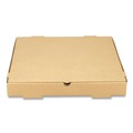 Food Trays, Containers, and Lids | Karat FP-PBF16K 16 in. x 16 in. x 2 in. Corrugated Pizza Box - Kraft (50/Carton) image number 1