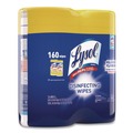 Bulk Savings Pricing 2 | LYSOL Brand 19200-80296 1-Ply 7 in. x 7.25 in. Lemon and Lime Blossom Disinfecting Wipes - White (2/Pack) image number 2