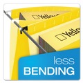  | Pendaflex 6152 1/5 YEL 1/5-Cut Tabs SureHook Hanging Folders - Letter Size, Yellow (20/Box) image number 3