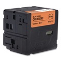 Labels | Brother P-Touch BTAGT31 0.47 in. x 13.1 ft. Genuine P-Touch BTAG Label Tapes - Black on Orange image number 5