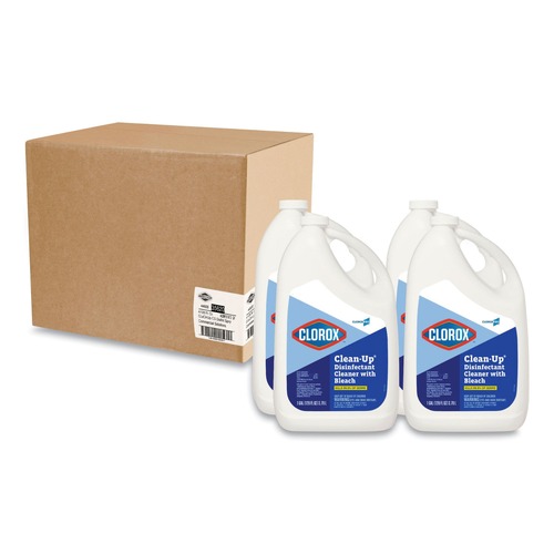 Clorox 35420 128 oz. Clean-Up Disinfectant Cleaner Refill - Fresh (4/Carton) image number 0