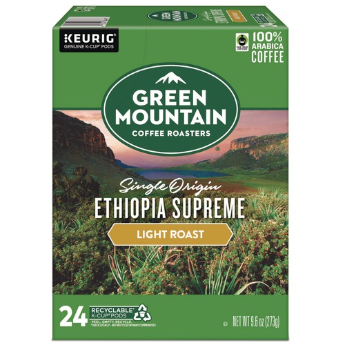 Food Service | Green Mountain Coffee 5000349061 K-Cups - Ethiopian Supreme (24/Box) image number 0