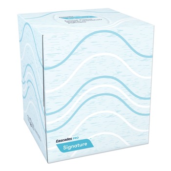 PRODUCTS | Cascades PRO F710 2-Ply Cube Signature Facial Tissue - White (36/Carton)