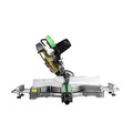 Miter Saws | Metabo HPT C8FSHESM 9.5 Amp Single Bevel 8-1/2 in. Corded Sliding Compound Miter Saw image number 2