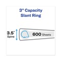 Office Jansan | Avery 17144 3 Slant Rings 3 in. Capacity 11 in. x 8.5 in. TouchGuard Protection Heavy-Duty View Binders - White image number 2