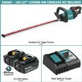 Hedge Trimmers | Factory Reconditioned Makita XHU08T-R 18V LXT Brushless Lithium-Ion 30 in. Cordless Hedge Trimmer Kit with 2 Batteries (5 Ah) image number 1