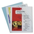 Office Jansan | C-Line 31357 8-1/2 in. x 11 in. Binding Bar Vinyl Report Covers - Clear (100/Box) image number 1