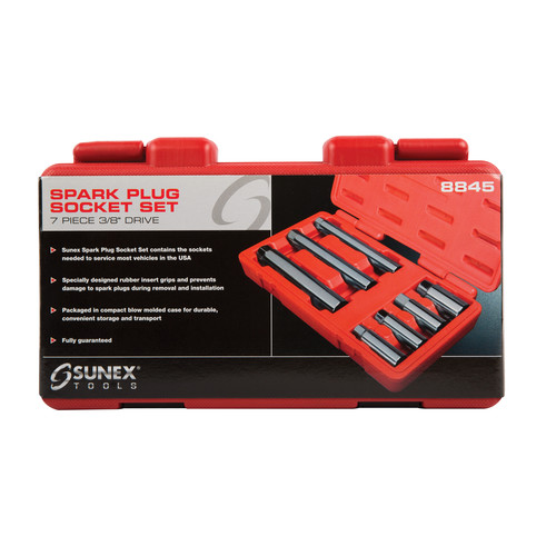 Sunex 884502 3/8-Inch Drive 5/8-Inch Spark Plug Socket 