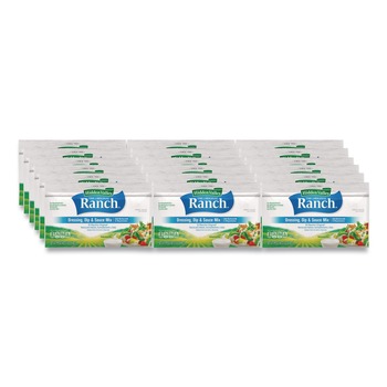 Hidden Valley 3.2 oz. Packet The Original Ranch Dry Mix - Buttermilk Recipe (18/Carton)