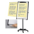 Easels | MasterVision EA48066720 29 in. x 41 in. Platinum Mobile Easel - White Surface/Black Plastic Frame image number 3