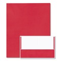 File Folders | Roaring Spring 50123 Accommodates (50) 11 in. x 8.5 in. Sheets Pocket Folder - Red (250/Carton) image number 1