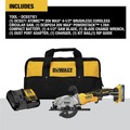 Circular Saws | Dewalt DCS571E1 20V MAX Brushless Lithium-Ion 4-1/2 in. Cordless ATOMIC Circular Saw Kit (1.7 Ah) image number 1