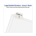 Office Jansan | Avery 12393 11 x 8.5 Avery-Style Preprinted Legal Bottom 26-Tab Dividers - White (25/Pack) image number 4